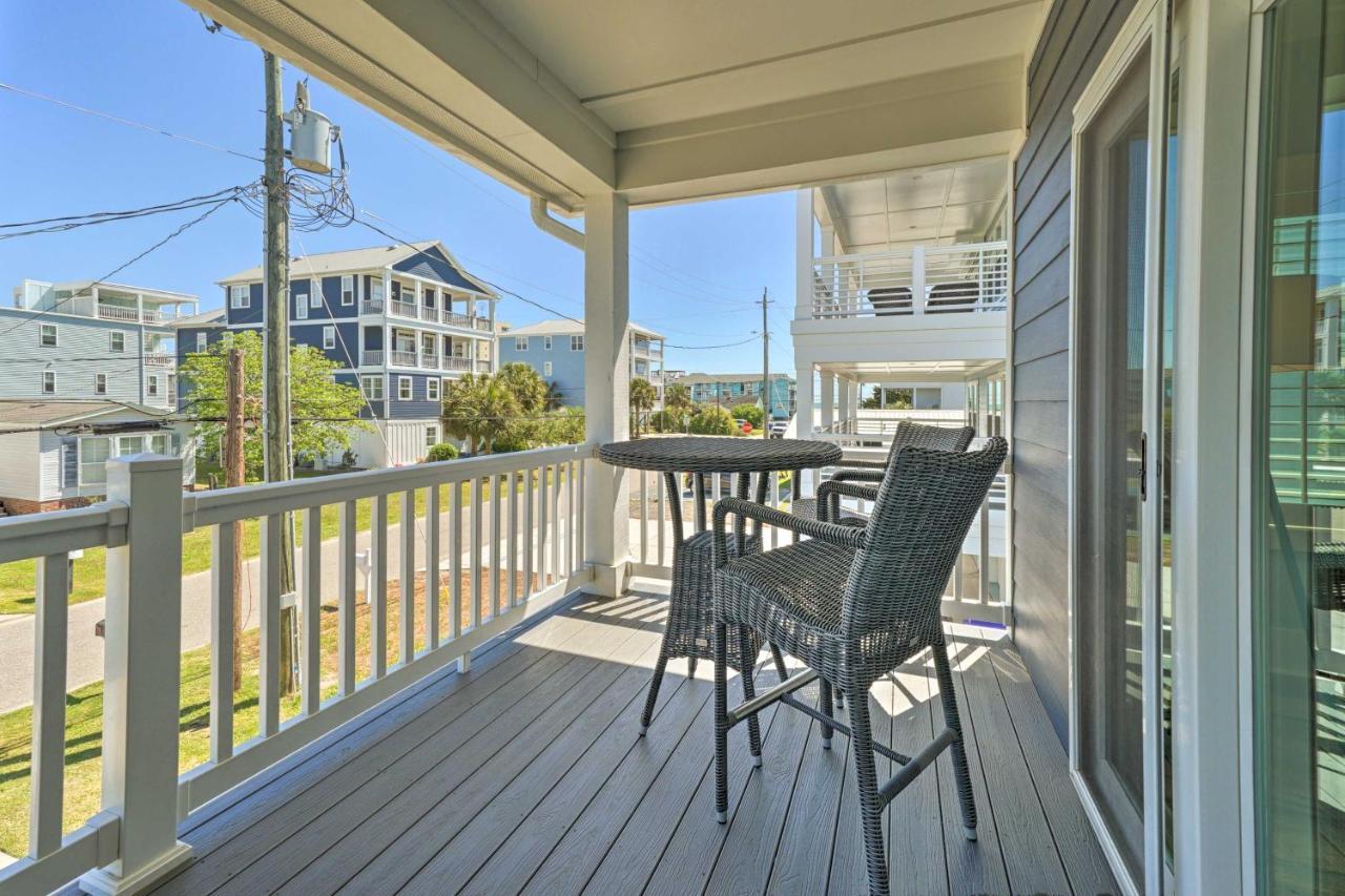 Bright Coastal Abode With Porch And Beach Access! Каролина-бич Экстерьер фото