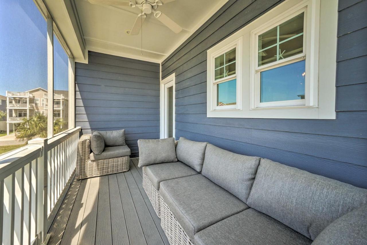 Bright Coastal Abode With Porch And Beach Access! Каролина-бич Экстерьер фото